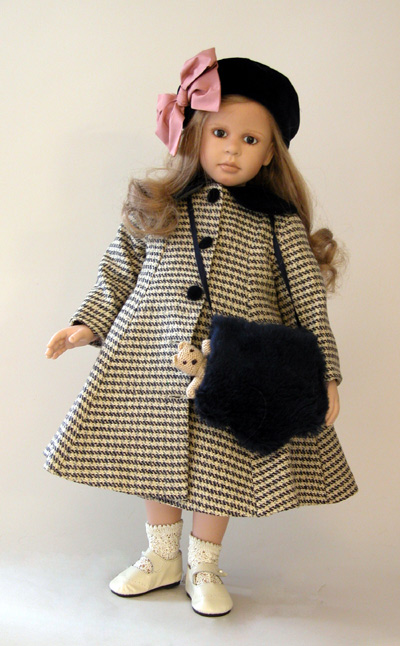 Ivana - K&uuml;nstlerpuppe von Ruth Treffeisen